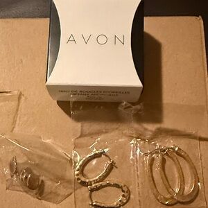 Avon Gold-Tone Hoop Earrings Collection